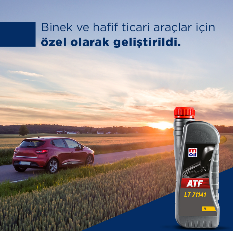 Binek ve hafif ticari araçların otomatik şanzımanlarının özel yağı