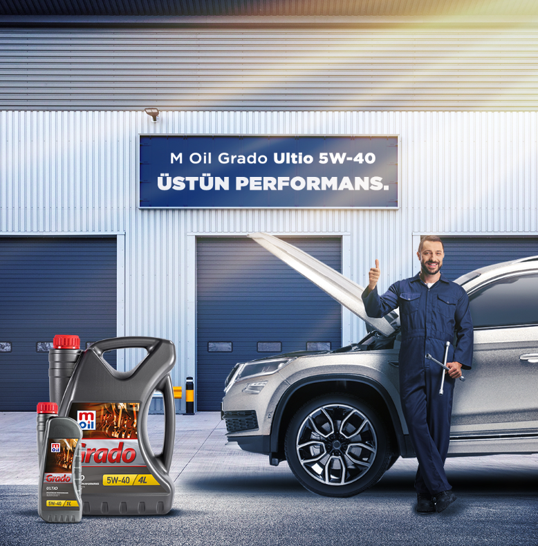Motor temizliği, uzun süreli yağ değişimi ve üstün performans… M Oil Grado Ultio 5W-40 ile motor sağlığınızı uzun süre koruyarak yakıt tasarrufu sağlayın!